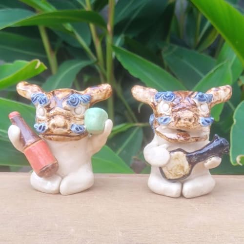 シーサー (陶器) シーサー置物 門柱 超特大 琉球焼 朝日陶器 沖縄陶器 沖縄伝統